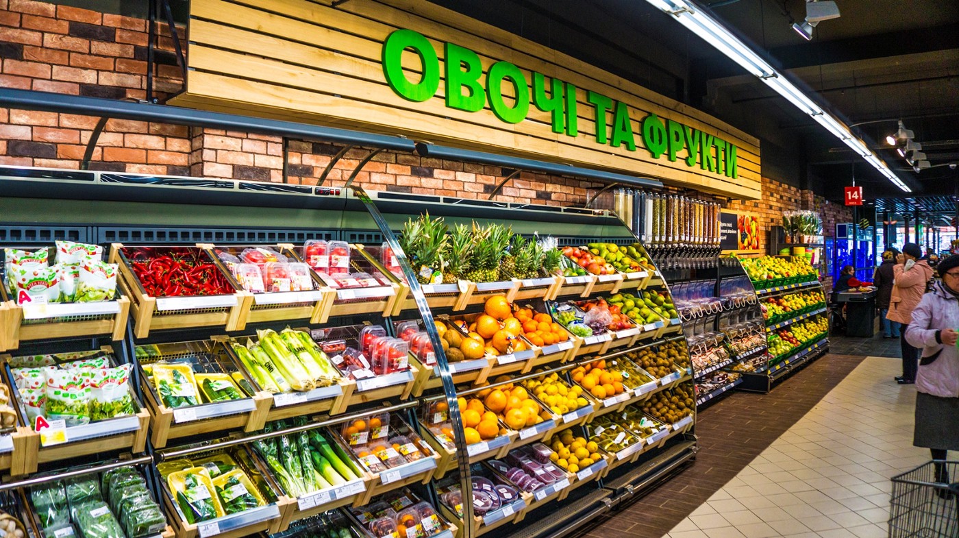 Wnętrze sklepu Eko Market