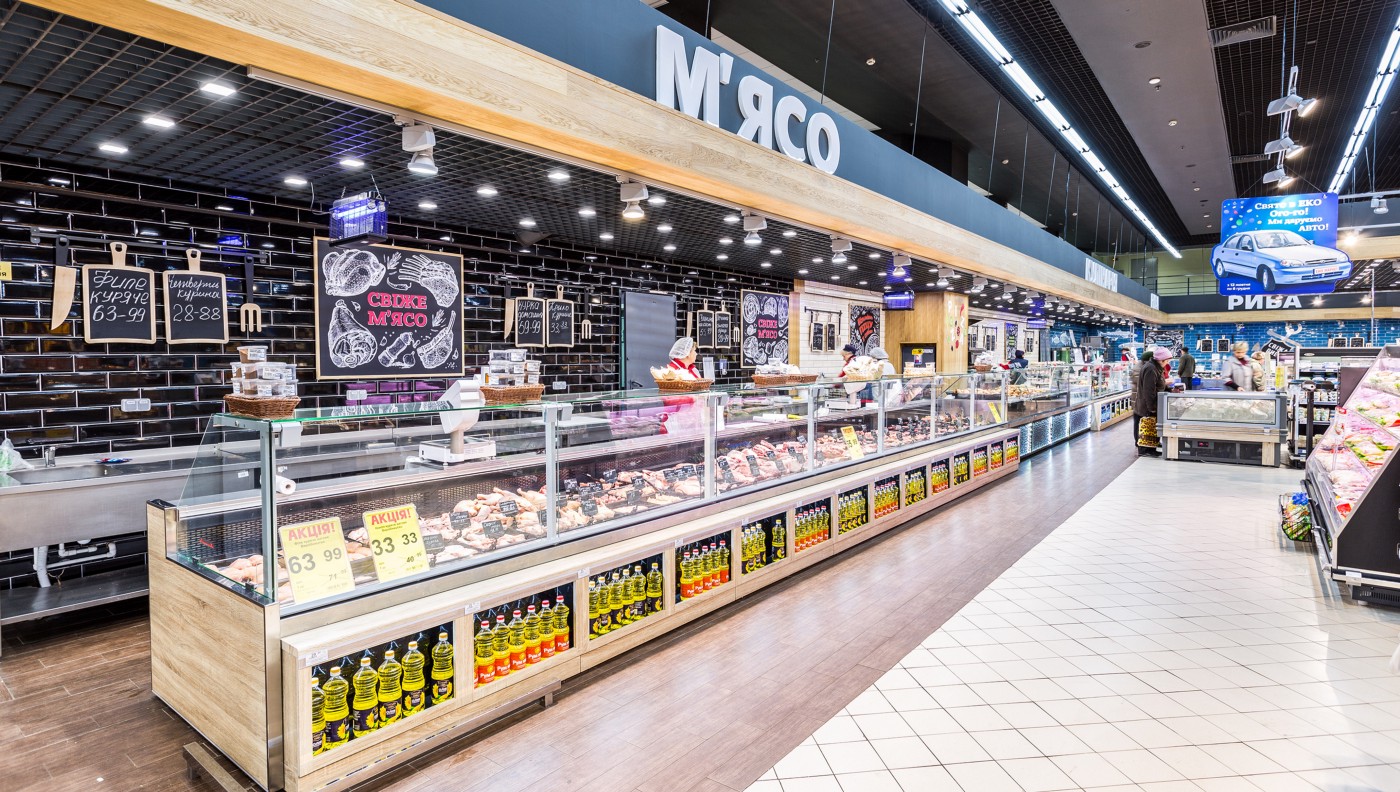 Sekcja produktów świeżych w Eko Market